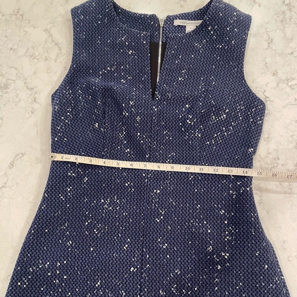 DIANEvonFURSTENBERG Yvetee Pianted Tweed Sleeveless Dress - Picture 6 of 7